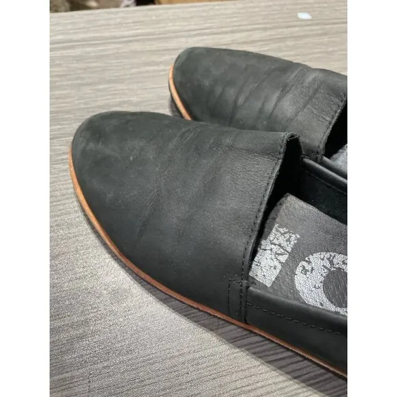 Sorel Womens Casual Black Slip-On Loafers size 9