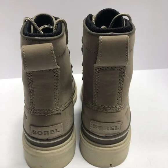 Sorel Women’s Lennox Street, Taupe Lace-Up Boots, Size 8M