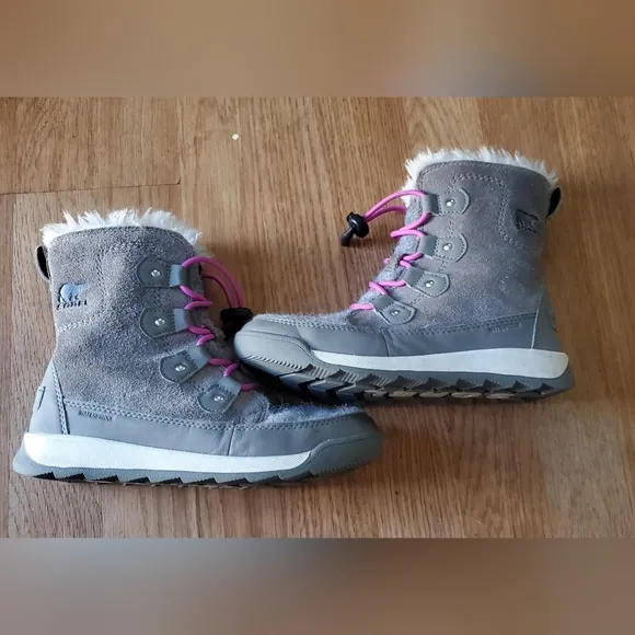 Sorel Youth Whitney II Joan Lace Girls Boots, Size 3