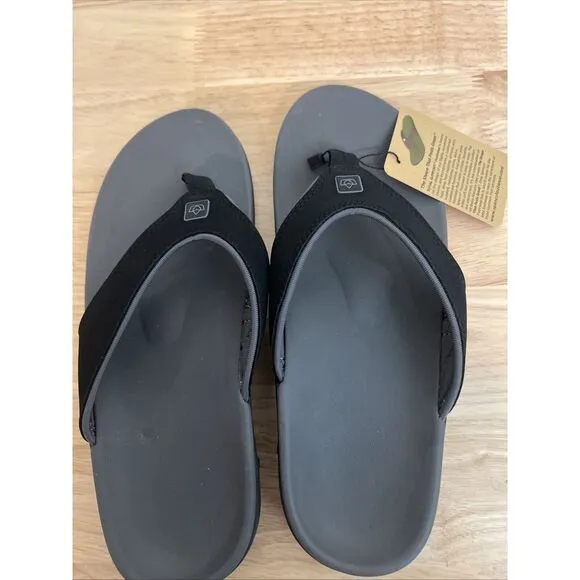 Spenco Yumi Plus - Men's‎ Memory Foam Supportive Sandal Carbon/pewter - 8EE