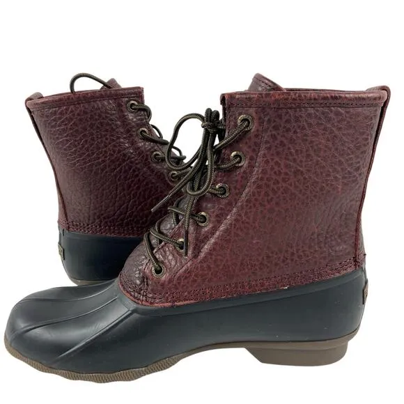 Sperry Men's Saltwater Duct Lace Up Boots Size 10 STS23704