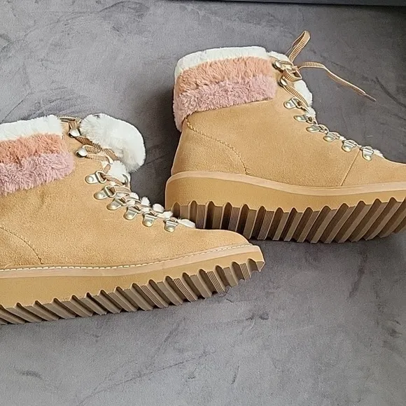 Splendid faux fur boots