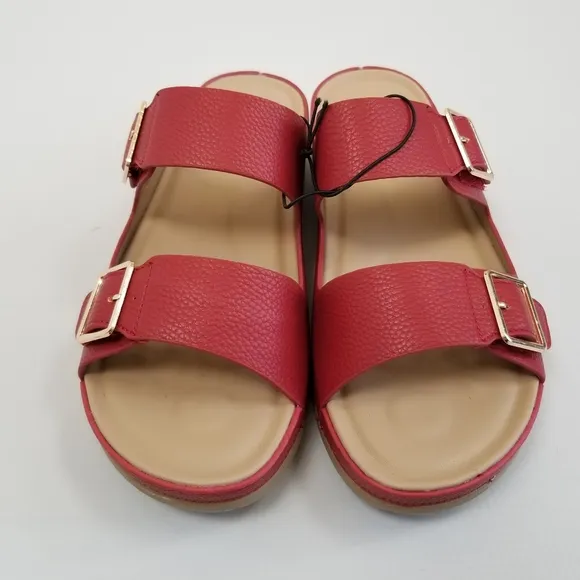 Spring Step Patrizia Slide Platform Sandals Size 7 NWOT