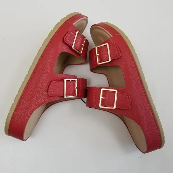 Spring Step Patrizia Slide Platform Sandals Size 7 NWOT