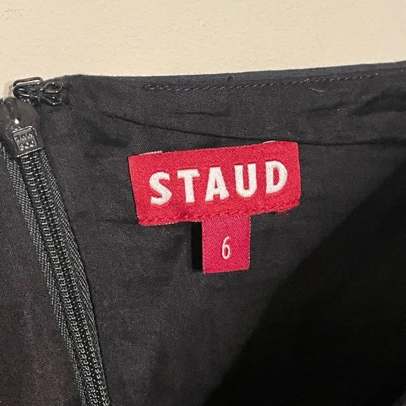 STAUD Elio Dress in Black