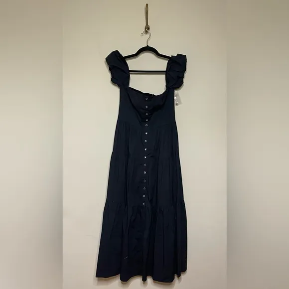 STAUD Elio Dress in Black