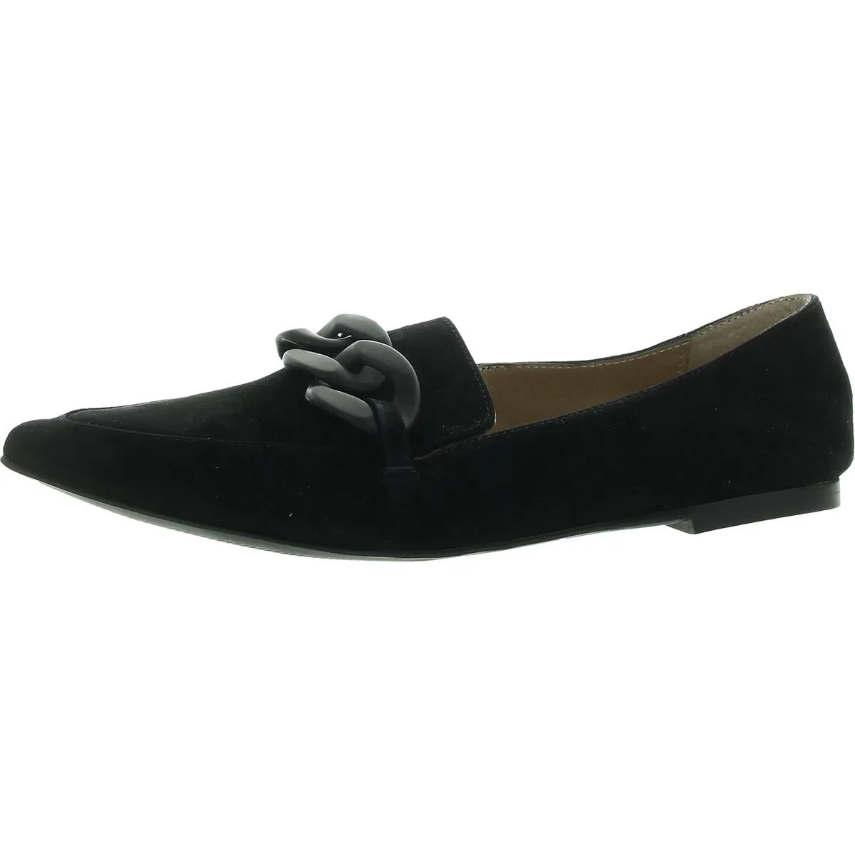 Steve Madden Womens Famed Textured Embellished Loafers