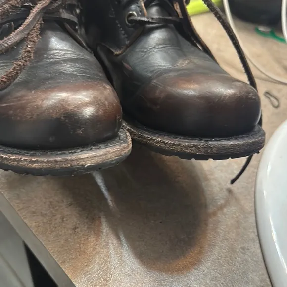 Steven by Steve Madden Brown Leather Boots