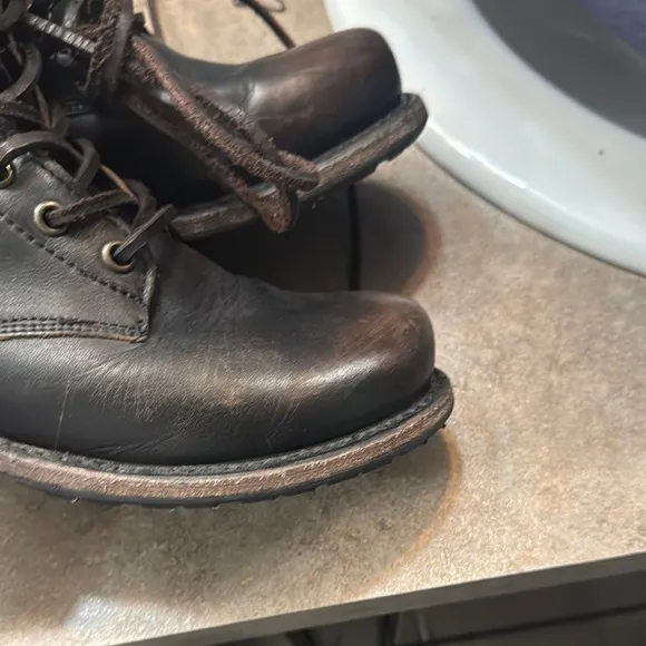 Steven by Steve Madden Brown Leather Boots