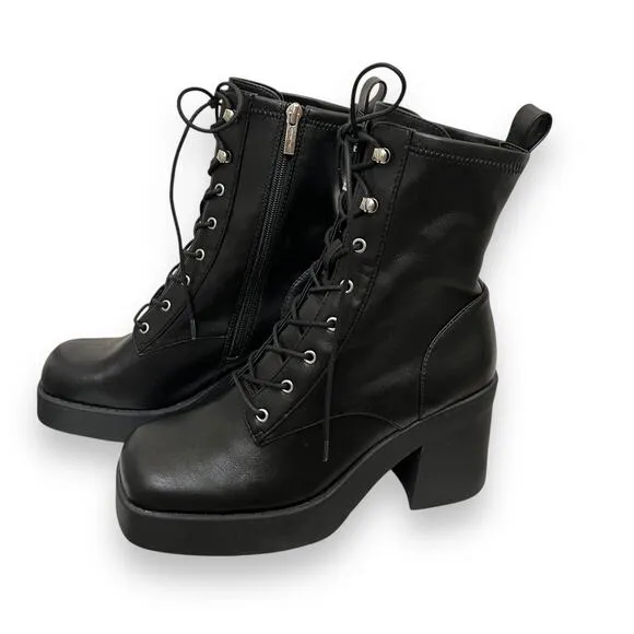 Steven NY by Steve Madden Beena lace up combat boots