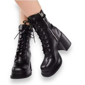 Steven NY by Steve Madden Beena lace up combat boots