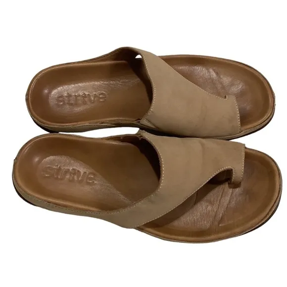 Strive Women's Supportive Sandals with Arch Support  7.5/8 Casual variation Y2K