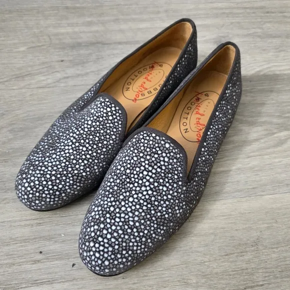 Stubbs &amp; Wootton Limited Edition Stingray Loafers Slip On Shoes Size 8