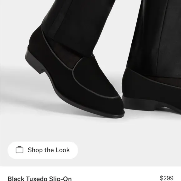 Suitsupply Black Formal Slip-On Loafers
