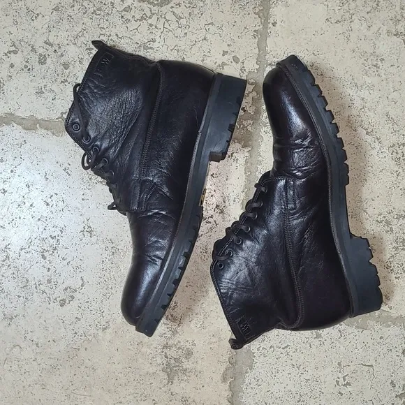 Susan Bennis Warren Edwards Chocolate Boots Size 9.5 Men's