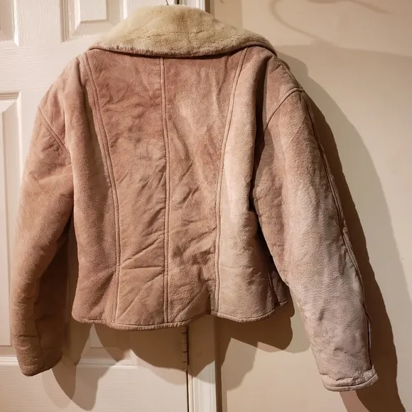 Synergy Ventage Suede Jacket with Faux Fur Lining
