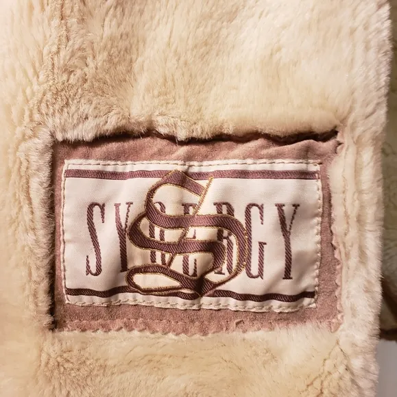 Synergy Ventage Suede Jacket with Faux Fur Lining