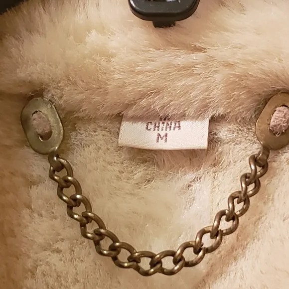 Synergy Ventage Suede Jacket with Faux Fur Lining