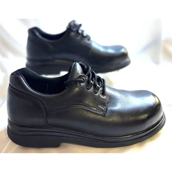 SZ 10 Red Wing Men's Steel Toe Electrical Hazard Black Leather Shoes USA 241-11