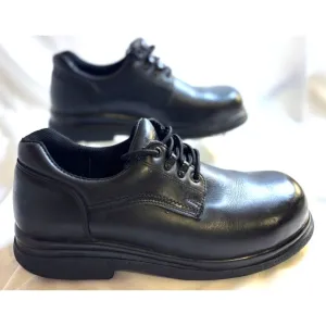 SZ 10 Red Wing Men's Steel Toe Electrical Hazard Black Leather Shoes USA 241-11