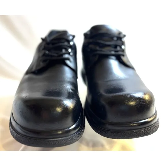 SZ 10 Red Wing Men's Steel Toe Electrical Hazard Black Leather Shoes USA 241-11