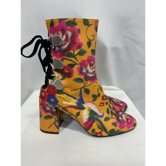 Tanya Taylor 'Marta' Yellow Boot Size 8