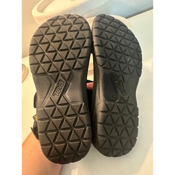 Teva Sandals Hiking Walking Comfort Adjustable Straps Black Mens Size 9