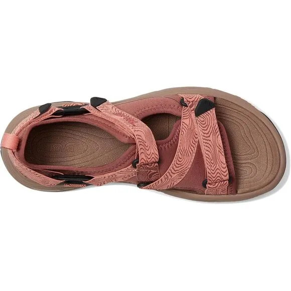 Teva Shoes Grandview Max :Mahogany Blooming Dahlia Sandals