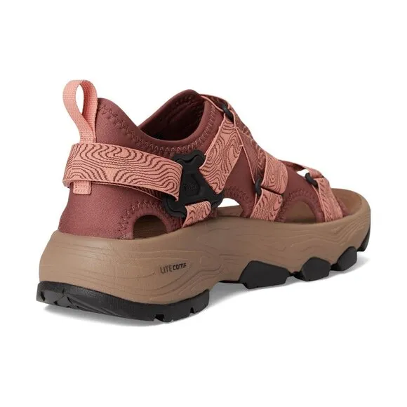 Teva Shoes Grandview Max :Mahogany Blooming Dahlia Sandals