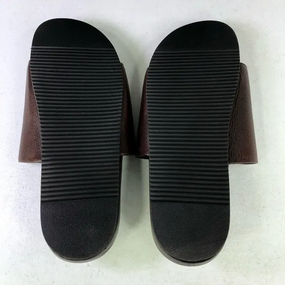 The Men’s Store Bloomingdales Smith Slide Brown Sandals
