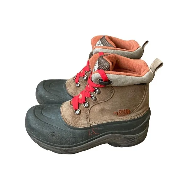 The North Face Chilkat Lace II Boots Big Kid Boys Size 5 EUC