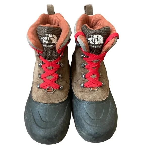 The North Face Chilkat Lace II Boots Big Kid Boys Size 5 EUC