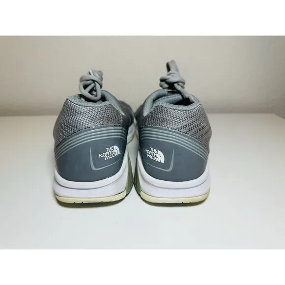 The North Face Litewave Ampere II Gull Gray White Sneakers Shoes Men's 10