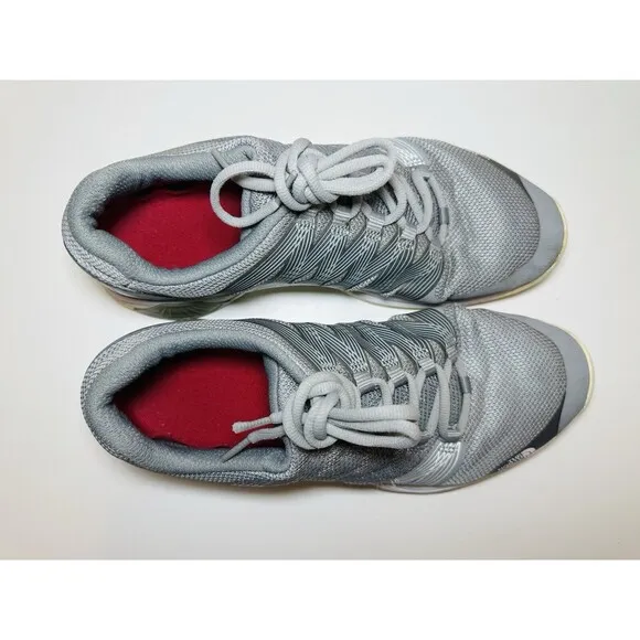 The North Face Litewave Ampere II Gull Gray White Sneakers Shoes Men's 10