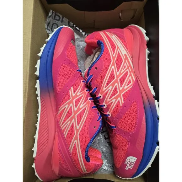 The North Face Ultra Cardiac Rocket Red/ Blue Quartz Size 7.5