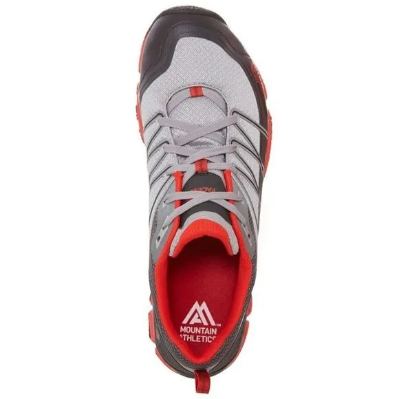 The North FaceMen's Litewave Ampere Monument Grey/ Fiery Red Size 11