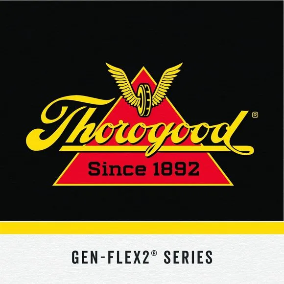 THOROGOOD GEN-FLEX2 8” SIDE-ZIP BLACK TACTICAL BOOTS FOR MEN AND WOMEN - HI