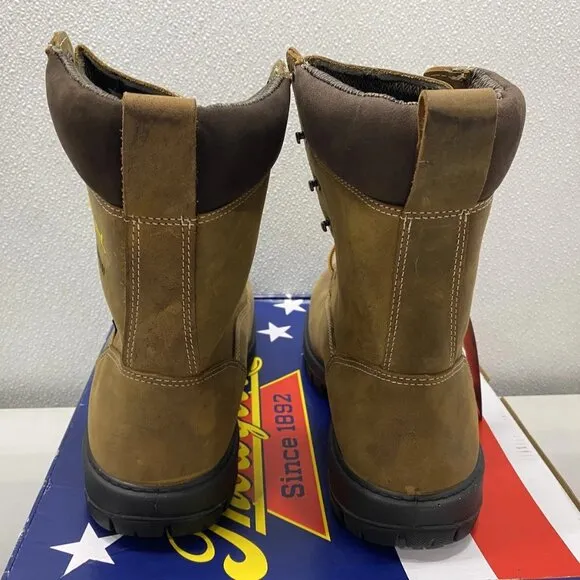 Thorogood Genesis Series 8&quot; Waterproof Work Boots – Chestnut Men’s Size 10EE –