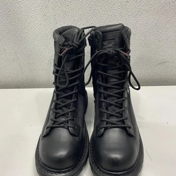 Thorogood Men's Black Tactical Work Boots – Zip-Up – Size 9 – Open Box