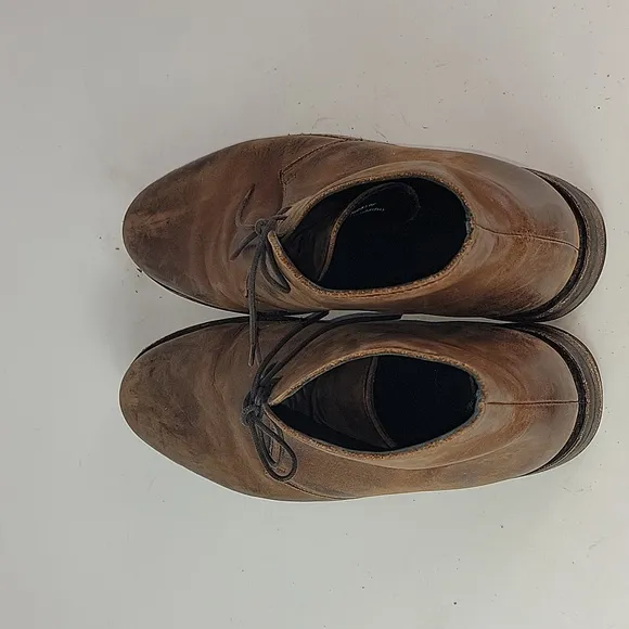 Thursday Brown Leather Lace Up Women's Ankle Boots