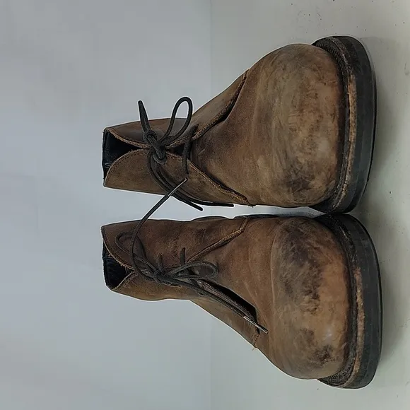 Thursday Brown Leather Lace Up Women's Ankle Boots