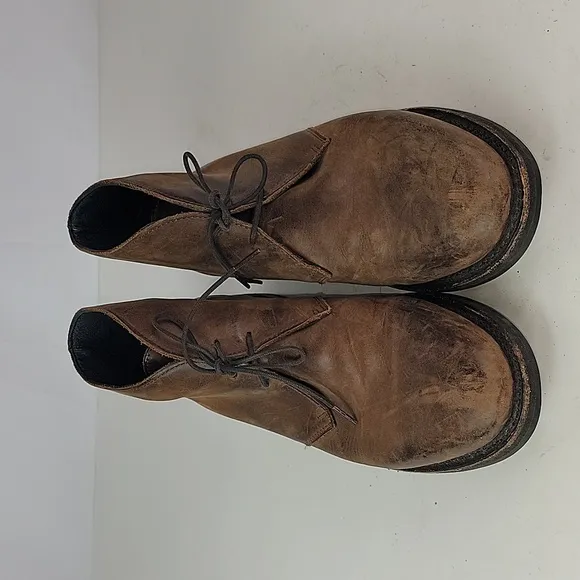 Thursday Brown Leather Lace Up Women's Ankle Boots