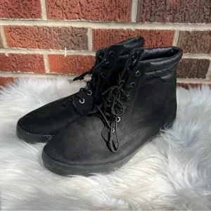 Timberland Black Lace Up Ankle Boots