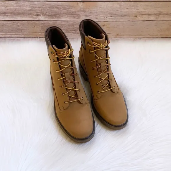 Timberland Brinda 6” Lace-Up Nubuck Leather Boots