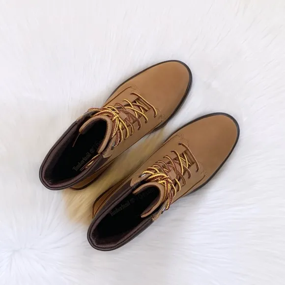 Timberland Brinda 6” Lace-Up Nubuck Leather Boots