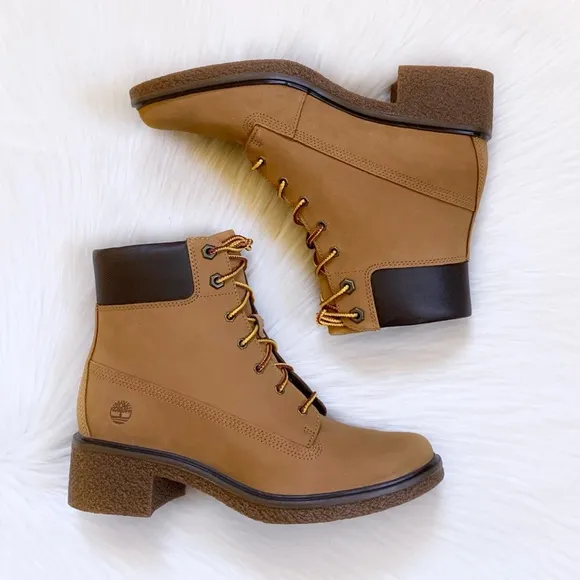 Timberland Brinda 6” Lace-Up Nubuck Leather Boots