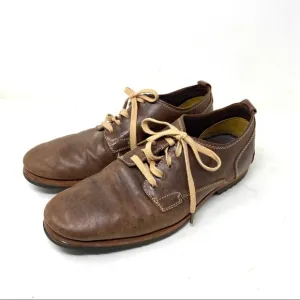 Timberland brown leather low top boots 10