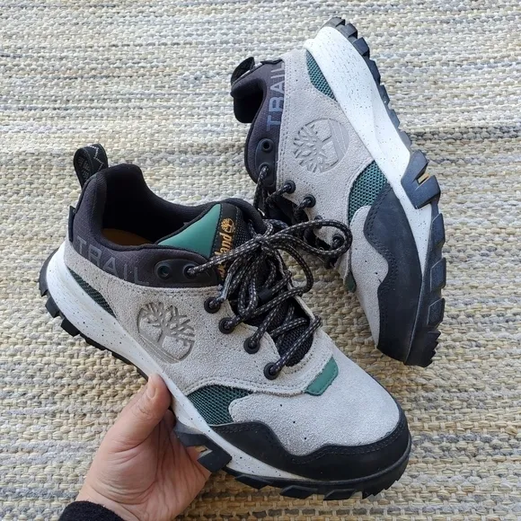 Timberland Garrison Trail Low Waterproof Hiking Outdoor Sneaker In Grey Mens 7