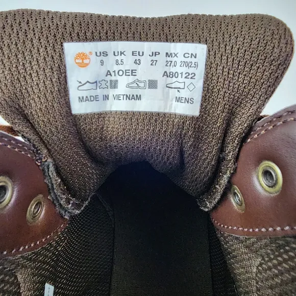 Timberland Men's Brown Graydon Boots Size 9