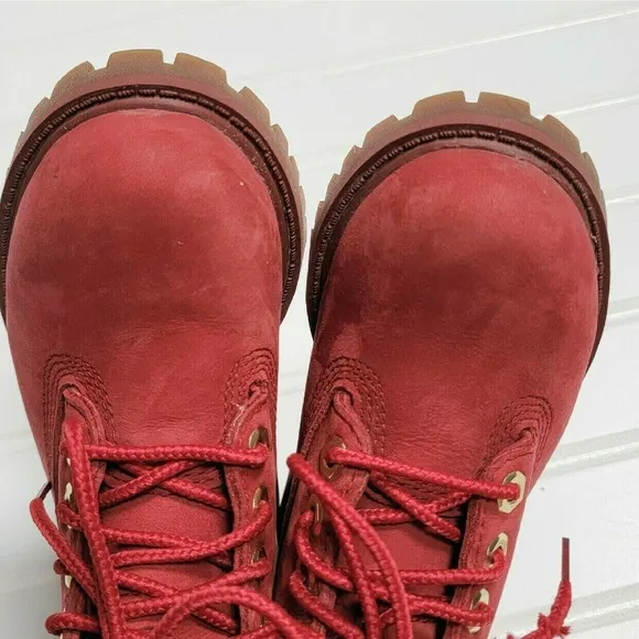Timberland Red Boots